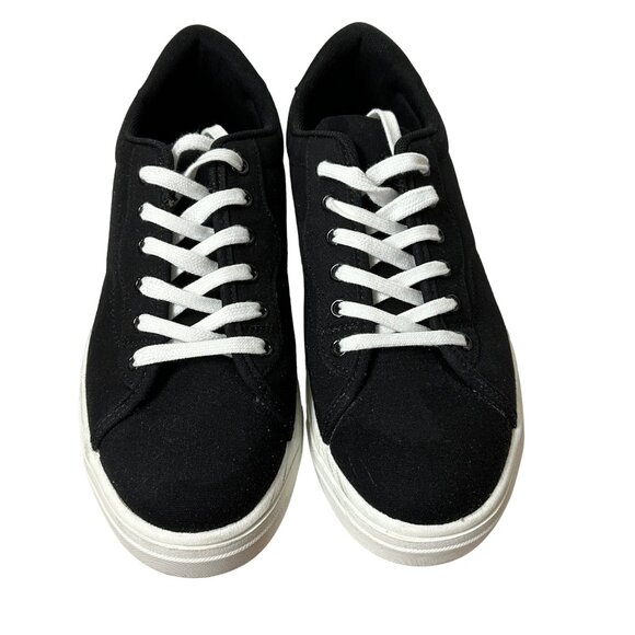 Journee Collection Sz10 Lot of 2 Sneakers Red NEW + Black USE Worn Once - Picture 2 of 16